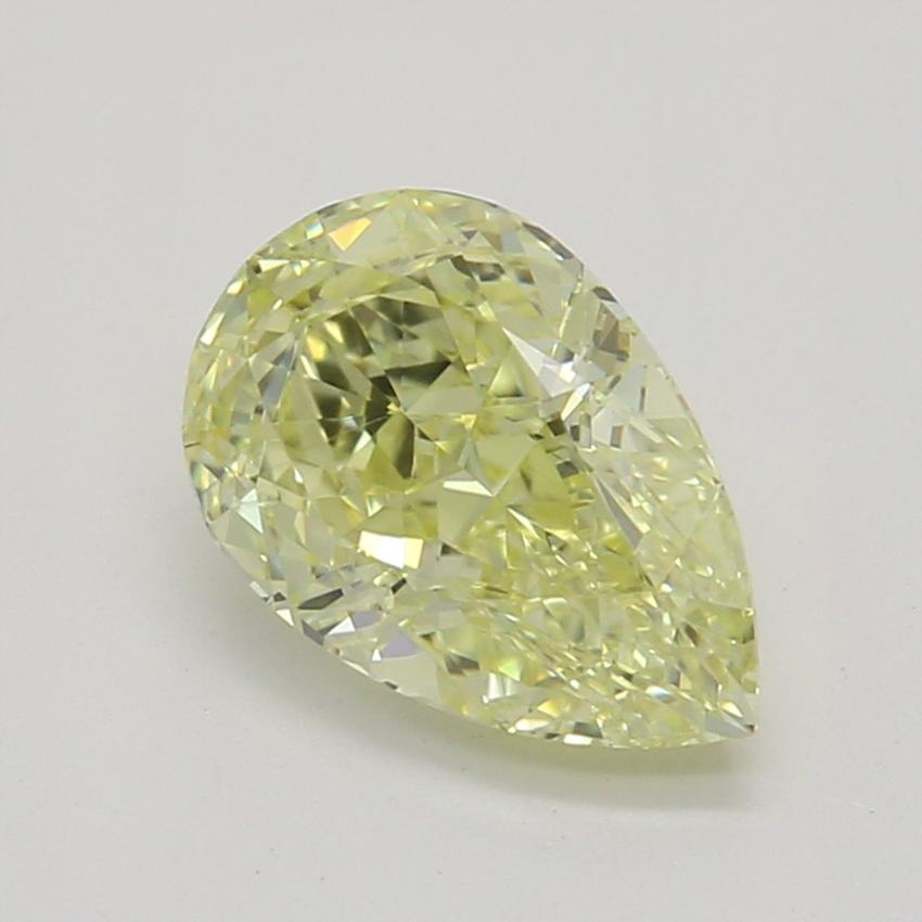 0.70 Ct. Fancy Yellow Pear Diamond