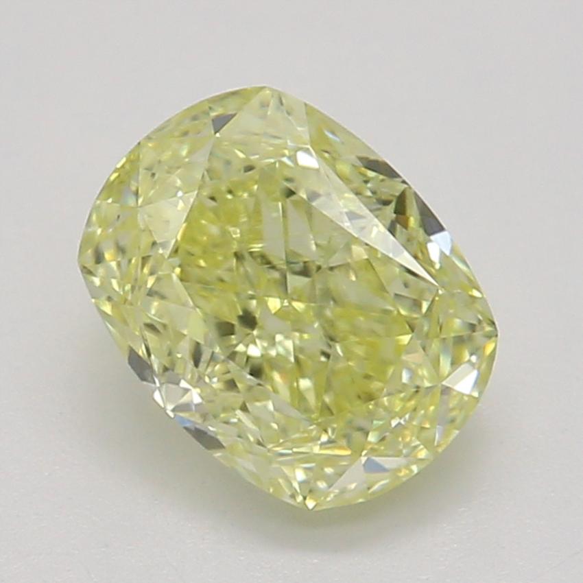 0.72 Ct. Fancy Yellow Cushion Diamond