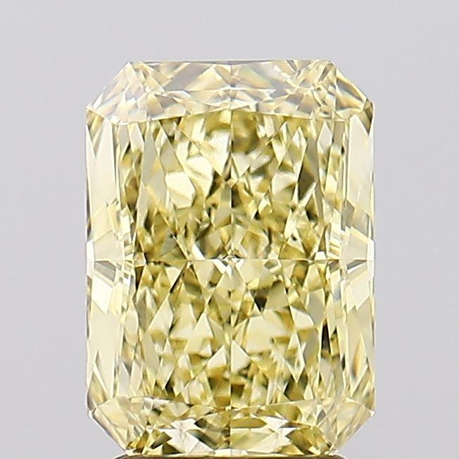 2.84 Ct. Fancy Intense  Yellow Radiant Lab Grown Diamond