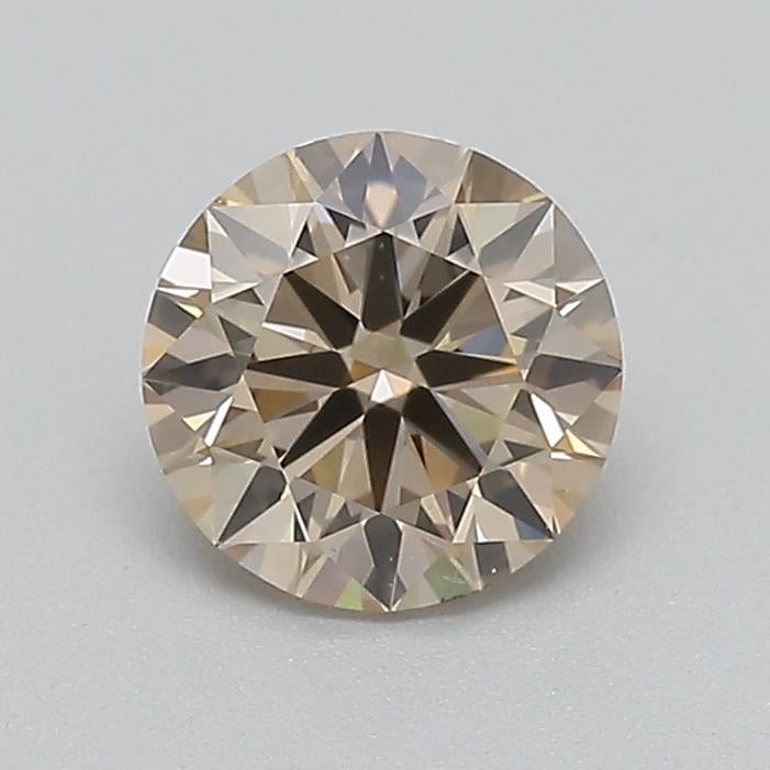 0.50 Ct. Light  Brown Round Lab Grown Diamond