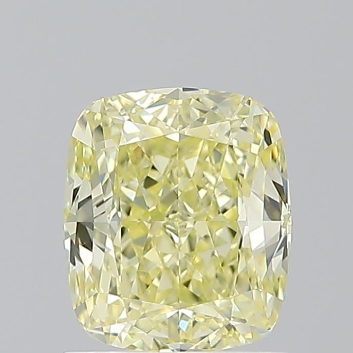 1.51 Ct. Fancy  Yellow Cushion Diamond