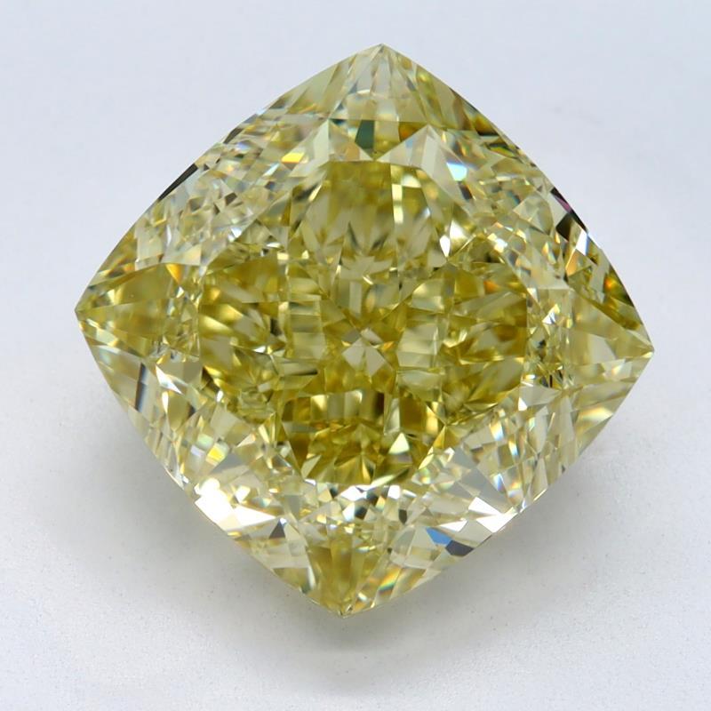 5.07 Ct. Fancy Yellow Cushion Diamond
