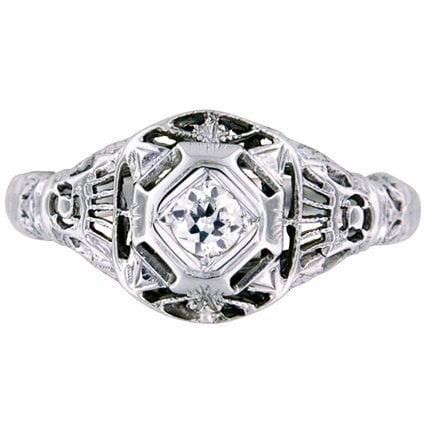 Art Deco Diamond Vintage Ring