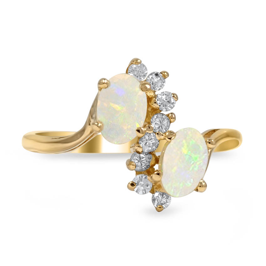 Modern Opal Vintage Ring | Oliva | Brilliant Earth