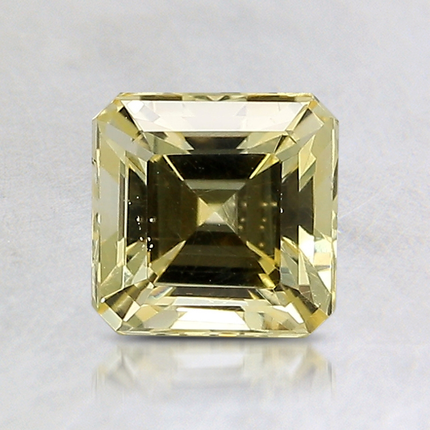 5.9mm Yellow Asscher Sapphire