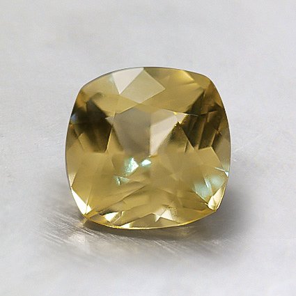 6mm Unheated Yellow Cushion Sapphire