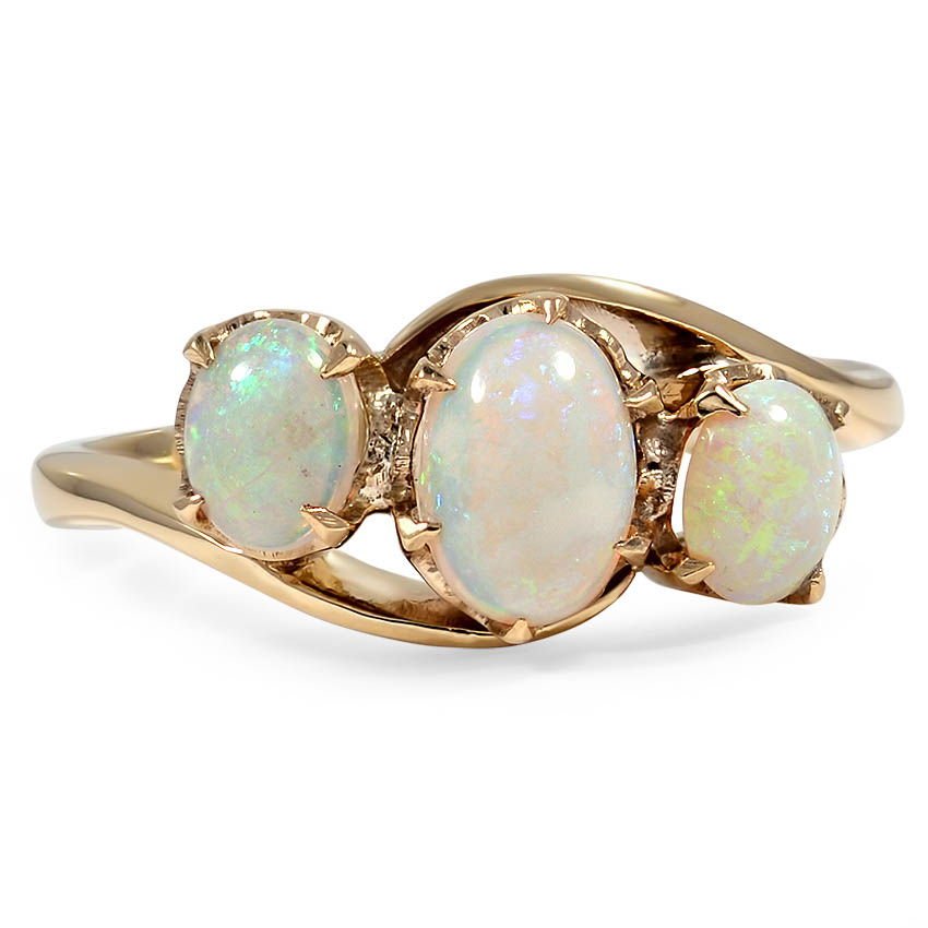 Art Nouveau Opal Vintage Ring | Ziraili | Brilliant Earth