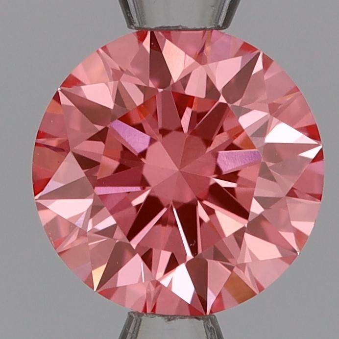 1.09 Ct. Fancy Vivid Pink Round Lab Grown Diamond