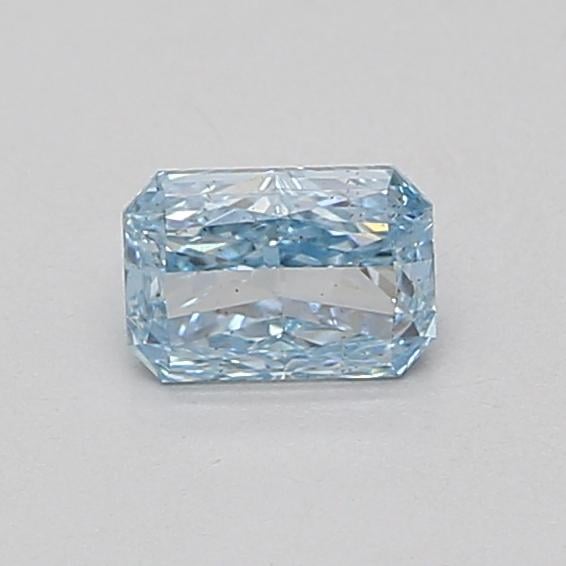 0.53 Ct. Fancy Vivid Blue Radiant Lab Grown Diamond