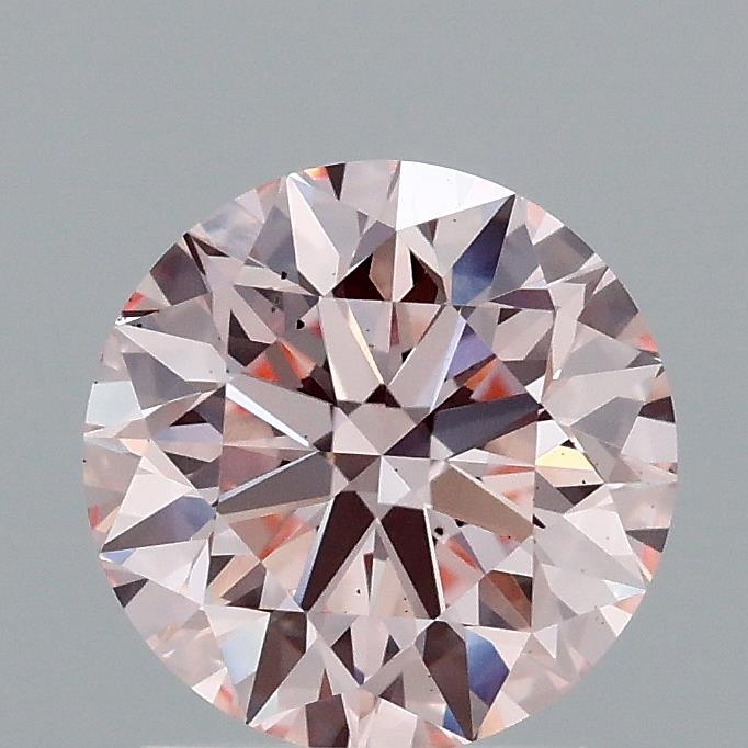 1.58 Ct. Fancy Intense Pink Round Lab Grown Diamond