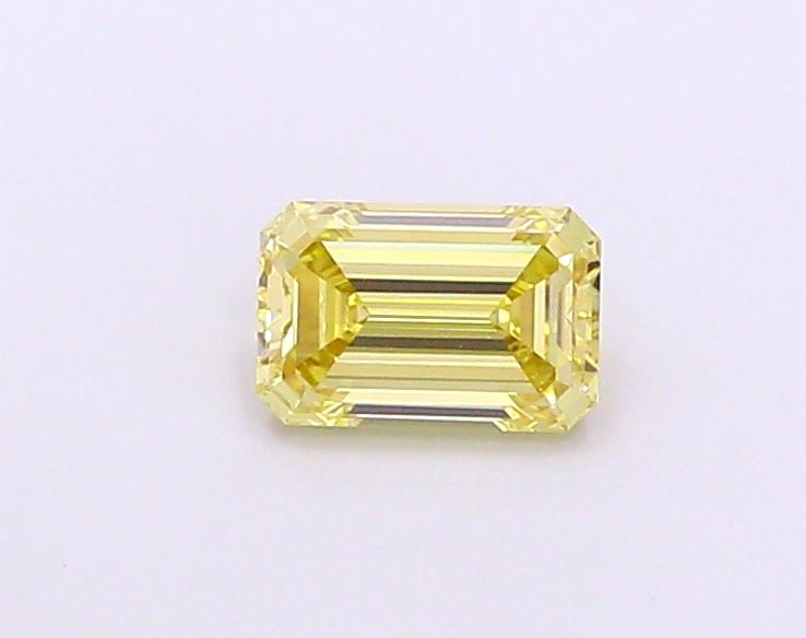 1.07 Ct. Fancy Yellow Emerald Lab Grown Diamond