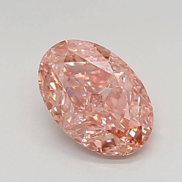 1.46 Ct. Fancy Vivid  Pink Oval Lab Grown Diamond