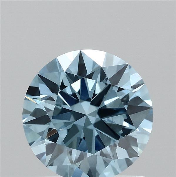 1.12 Ct. Fancy Vivid Blue Round Lab Grown Diamond