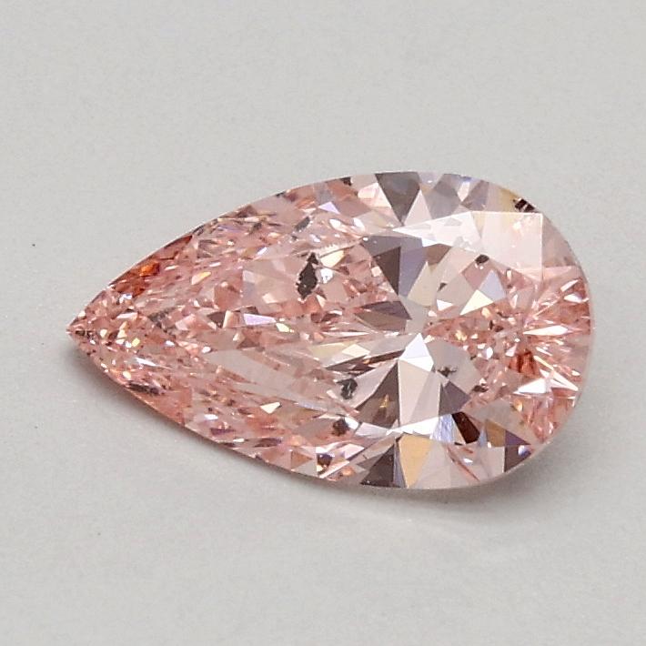 0.50 Ct. Fancy Vivid Pink Pear Lab Grown Diamond