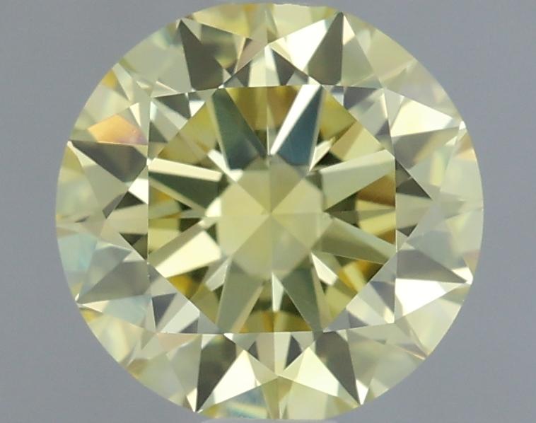1.04 Ct. Fancy Intense Yellow Round Lab Grown Diamond