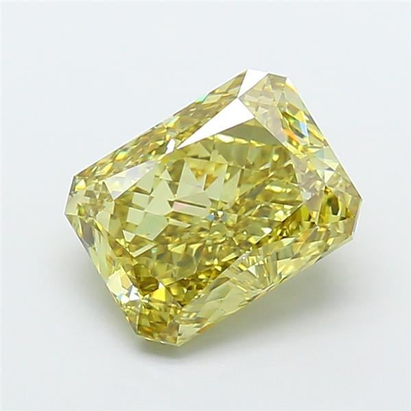 6.15 Ct. Fancy Intense Yellow Radiant Lab Grown Diamond