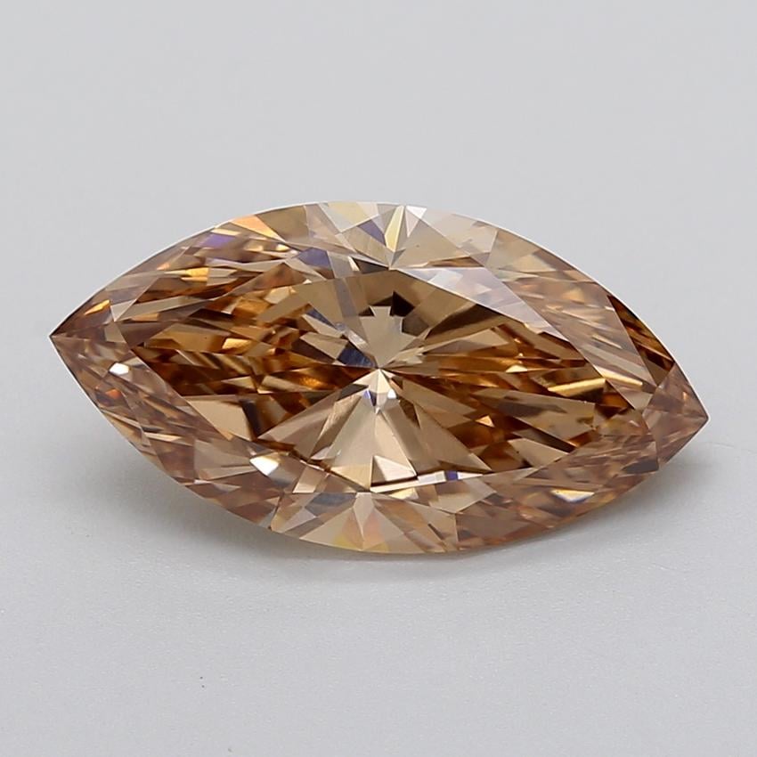 5.00 Ct. Fancy  Brown Marquise Lab Grown Diamond
