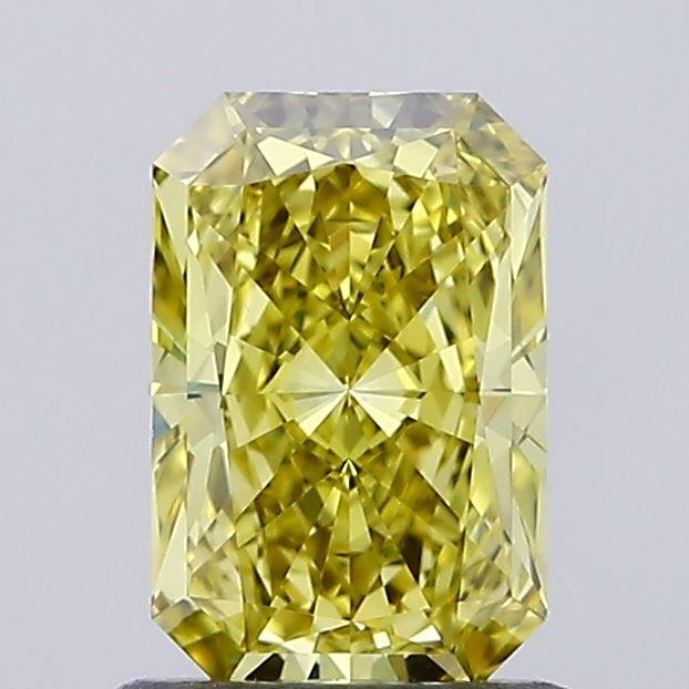 1.03 Ct. Fancy Vivid Yellow Radiant Lab Grown Diamond