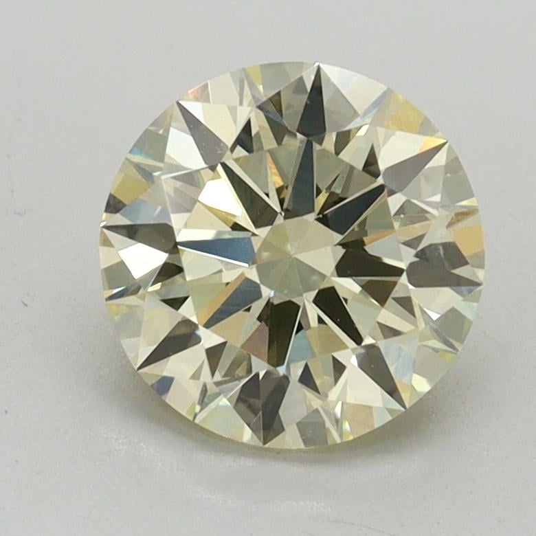 1.55 Ct. Fancy Light Yellow Round Lab Grown Diamond