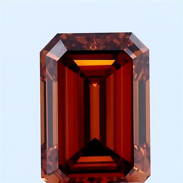 1.50 Ct. Fancy Deep Orange Emerald Lab Grown Diamond