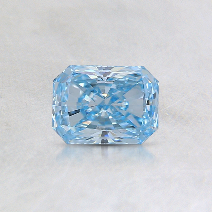 0.46 Ct. Fancy Blue Radiant Lab Grown Diamond