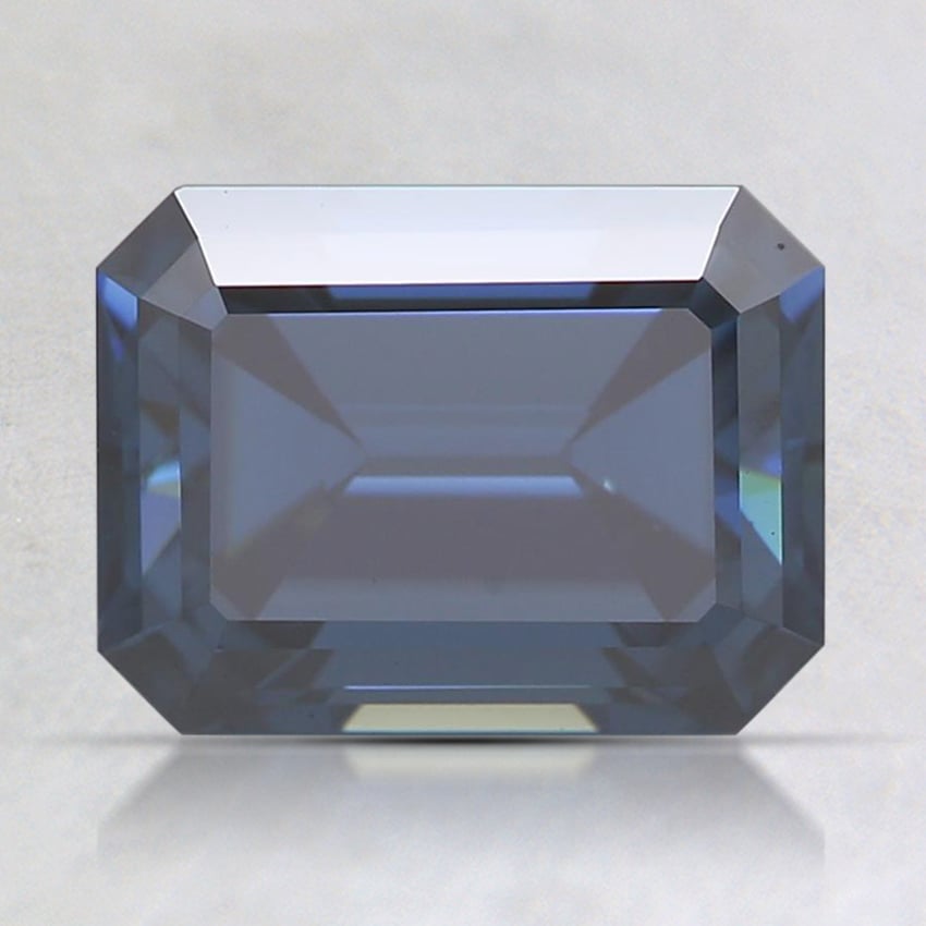 8x6mm Blue Emerald Moissanite