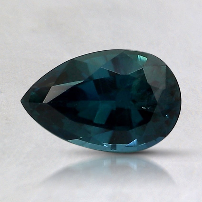 8.1x5.2mm Unheated Teal Pear Kenyan Sapphire