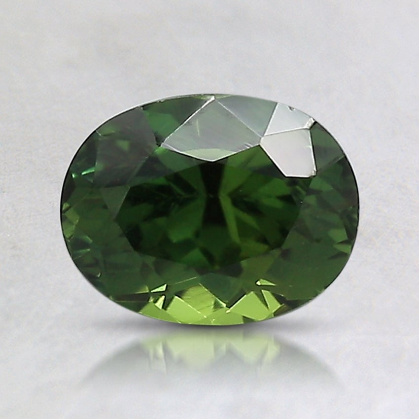 7.3x5.7mm Unheated Green Oval Sapphire