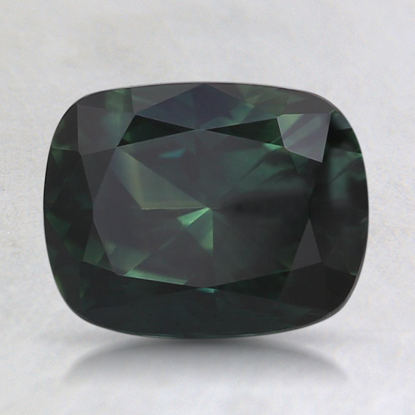 8x6.3mm Unheated Teal Cushion Australian Sapphire