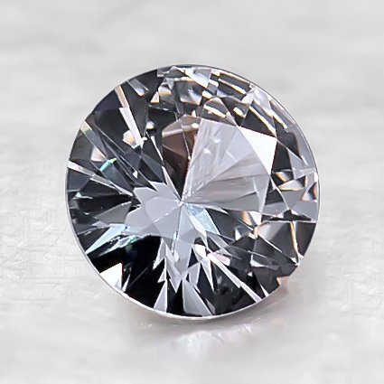 7.0mm White Round Sapphire