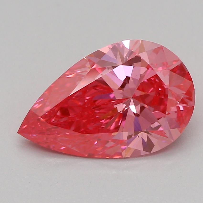 1.04 Ct. Fancy Vivid Pink Pear Lab Grown Diamond