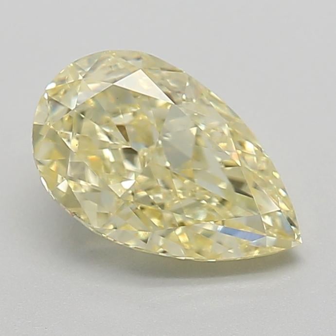 1.01 Ct. Fancy Intense Yellow Pear Lab Grown Diamond