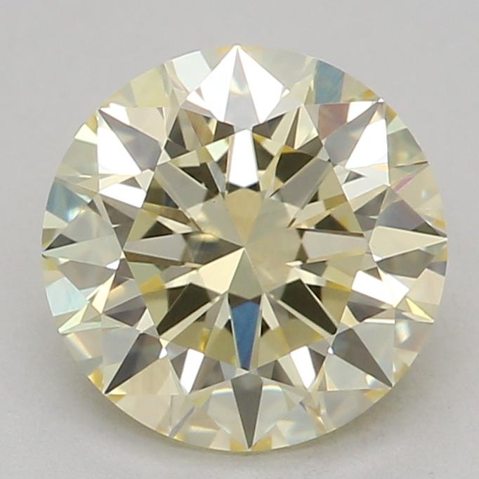 1.04 Ct. Fancy Light Yellow Round Lab Grown Diamond