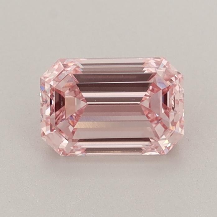 0.86 Ct. Fancy Intense  Pink Emerald Lab Grown Diamond