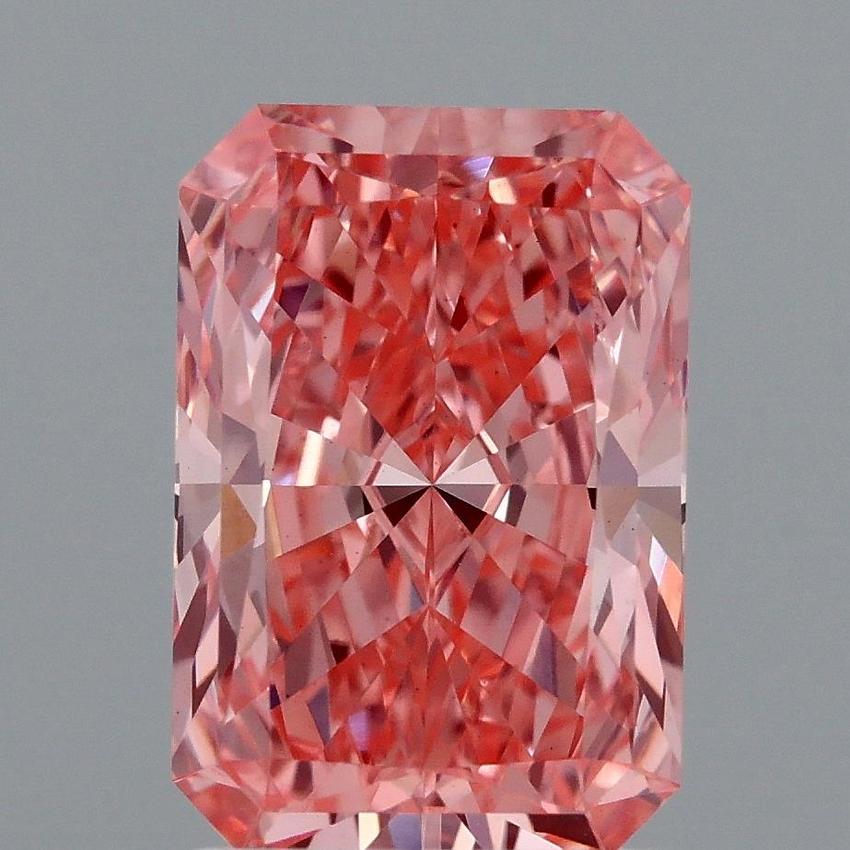2.03 Ct. Fancy Vivid Pink Radiant Lab Grown Diamond