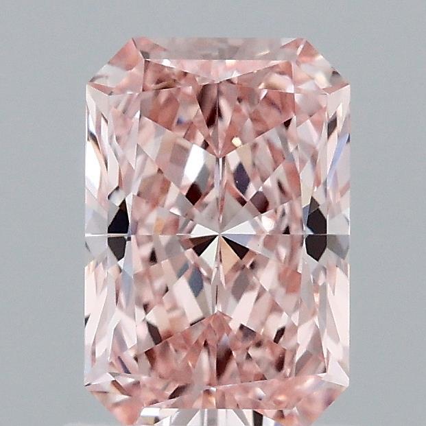 1.21 Ct. Fancy Intense Pink Radiant Lab Grown Diamond