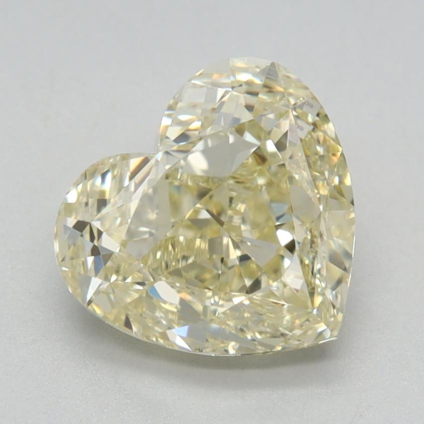1.72 Ct. Fancy Light Yellow Heart Lab Grown Diamond