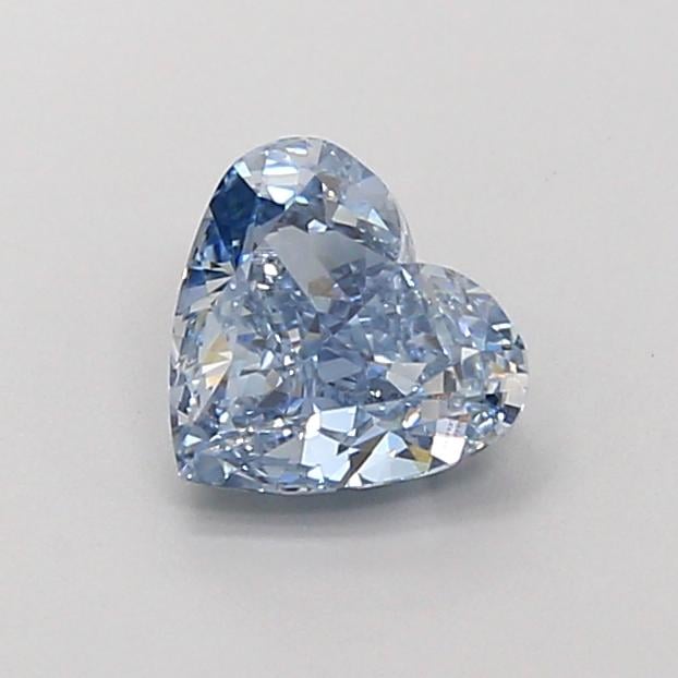 1.02 Ct. Fancy Vivid Blue Heart Lab Grown Diamond