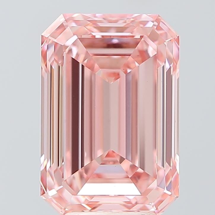 5.51 Ct. Fancy Intense Pink Emerald Lab Grown Diamond