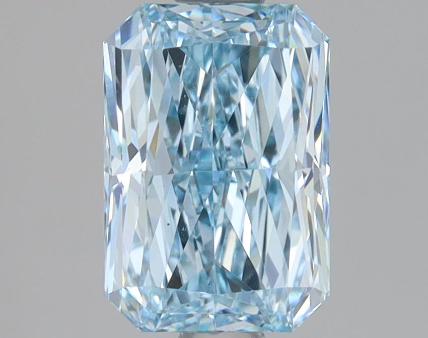 1.47 Ct. Fancy Vivid Blue Radiant Lab Grown Diamond