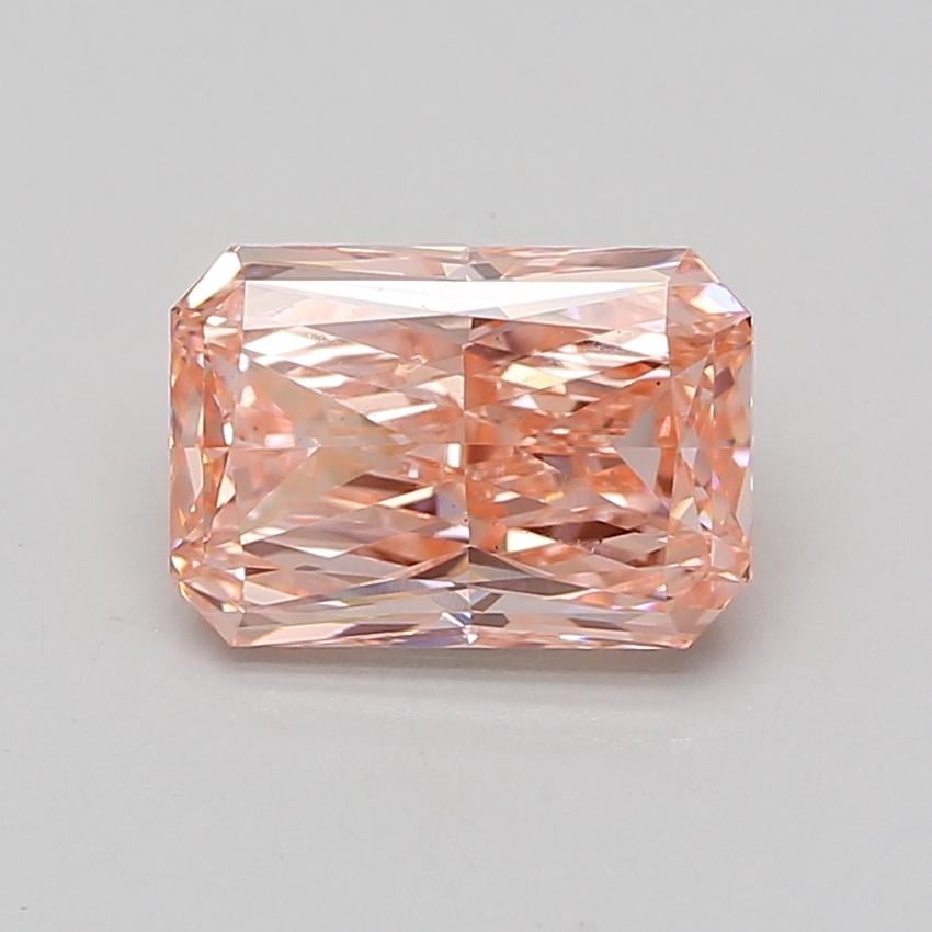 3.08 Ct. Fancy Vivid Pink Radiant Lab Grown Diamond
