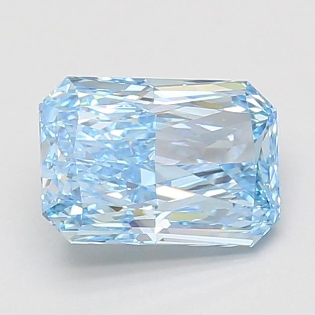 1.75 Ct. Fancy Vivid Blue Radiant Lab Grown Diamond