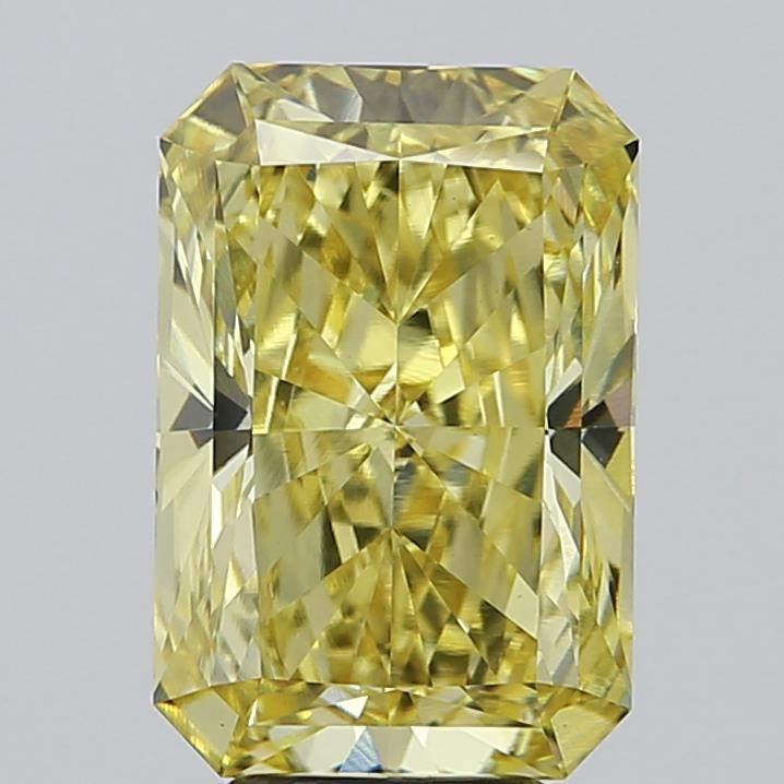 5.52 Ct. Fancy Intense Yellow Radiant Lab Grown Diamond