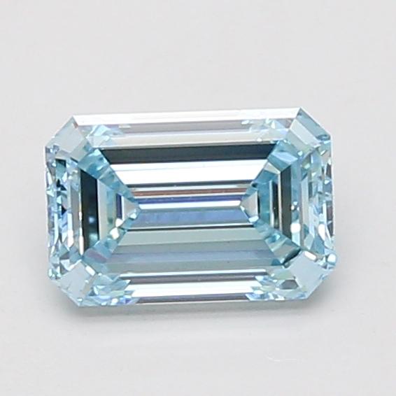 1.02 Ct. Fancy Intense Blue Emerald Lab Grown Diamond