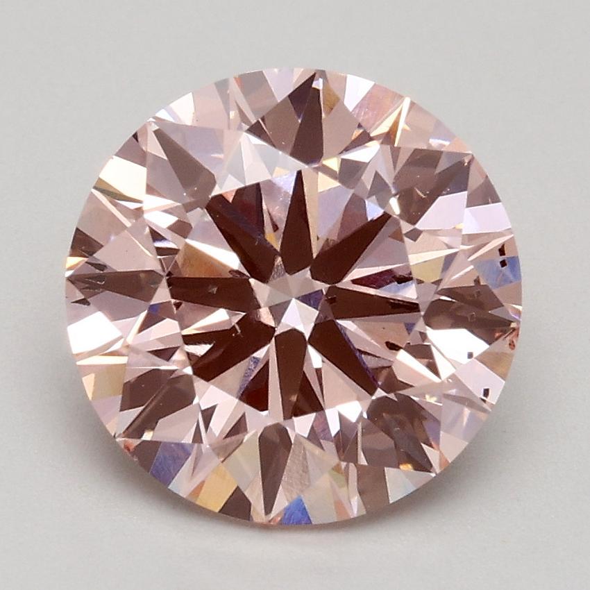 2.01 Ct. Fancy Pink Round Lab Grown Diamond