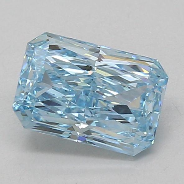 1.56 Ct. Fancy Vivid Blue Radiant Lab Grown Diamond