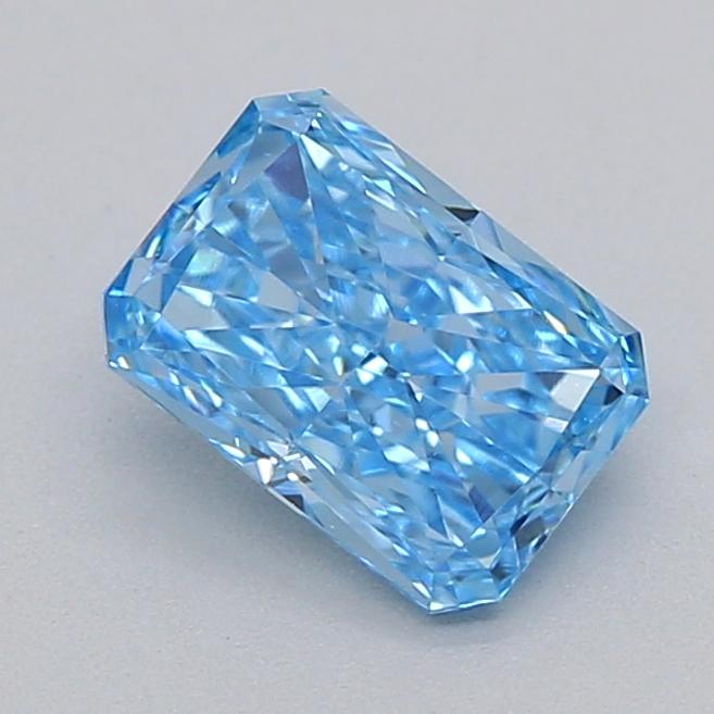 0.51 Ct. Fancy Vivid  Blue Radiant Lab Grown Diamond