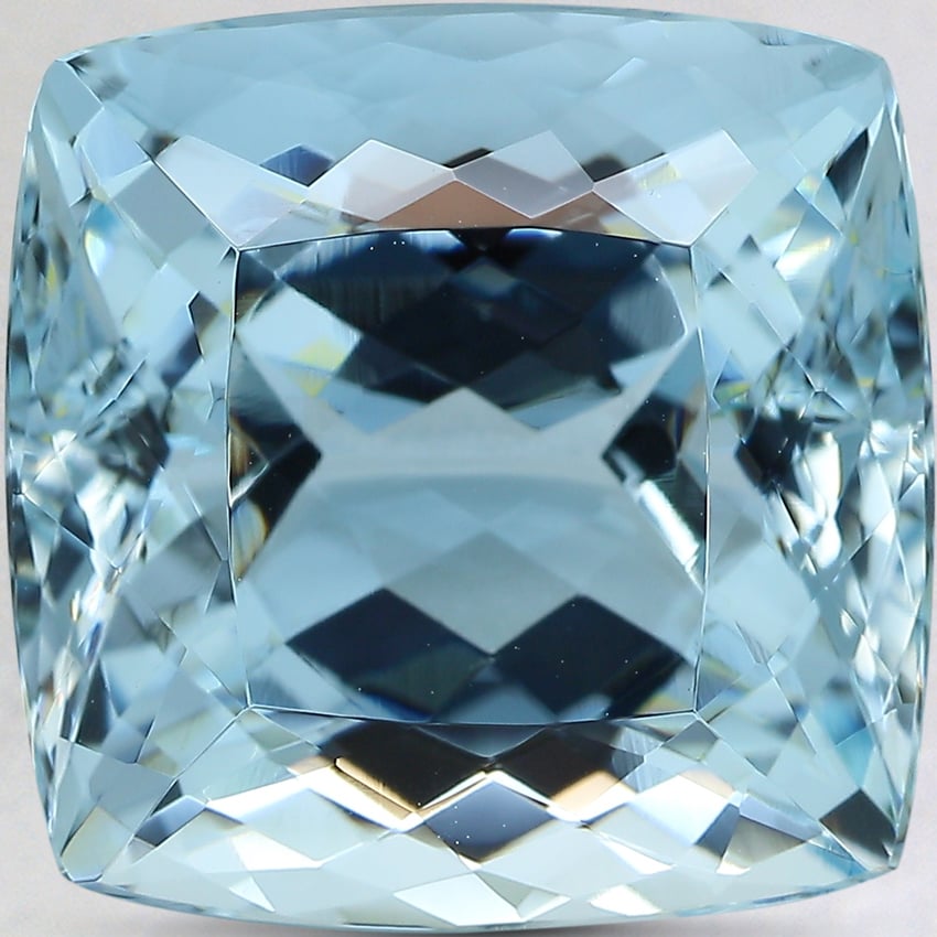 15.4mm Cushion Aquamarine
