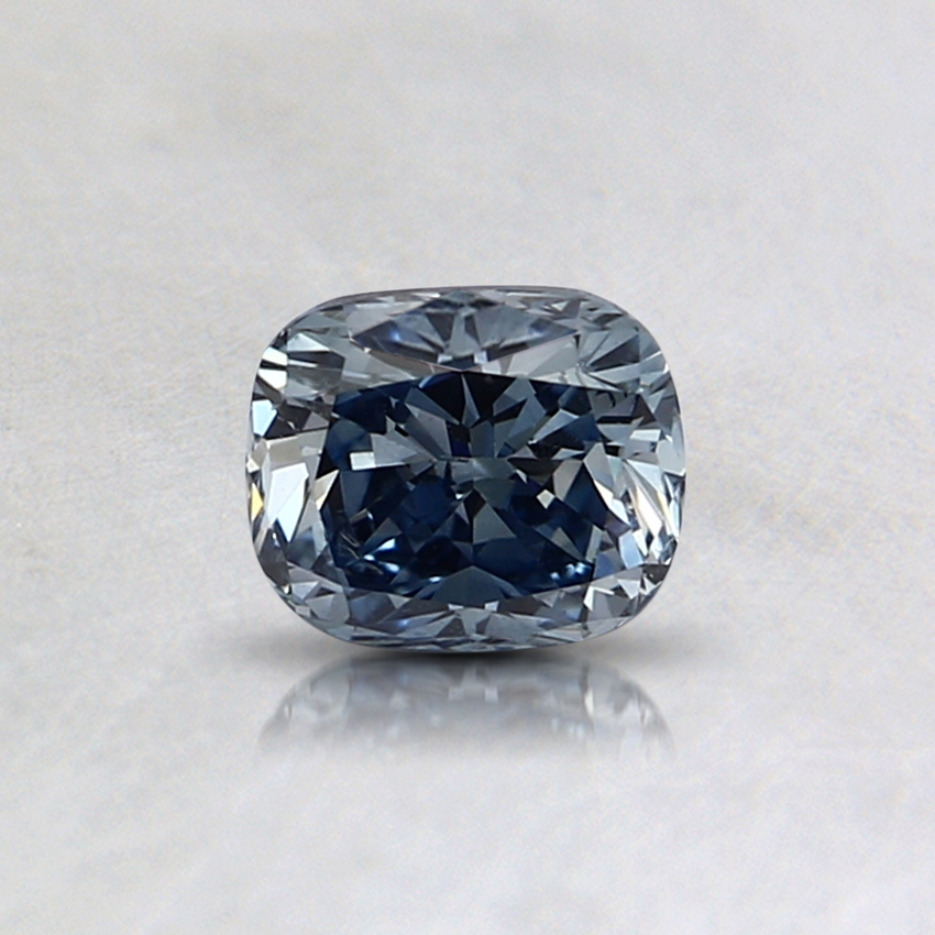 0.48 Ct. Fancy Light Blue Cushion Lab Grown Diamond