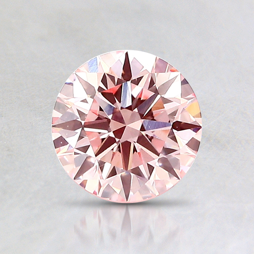 1.01 Ct. Fancy Light Pink Round Lab Grown Diamond